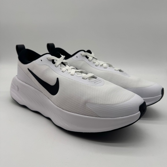 Nike Men's Promina Walking Running Shoes White Black Size 11 FV5285 101 - Picture 1 of 9